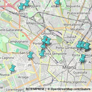 Mappa Via Domodossola, 20149 Milano MI, Italia (2.8075)