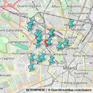 Mappa Via Domodossola, 20149 Milano MI, Italia (1.52059)