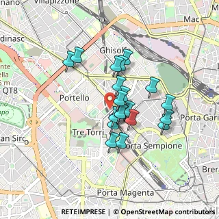 Mappa Via Domodossola, 20149 Milano MI, Italia (0.665)