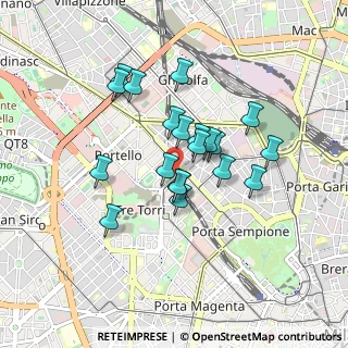 Mappa Via Domodossola, 20149 Milano MI, Italia (0.6885)