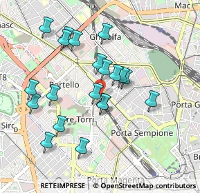Mappa Via Domodossola, 20149 Milano MI, Italia (0.8755)