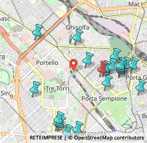 Mappa Via Domodossola, 20149 Milano MI, Italia (1.2335)
