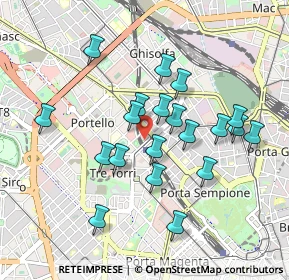 Mappa Via Domodossola, 20149 Milano MI, Italia (0.8385)