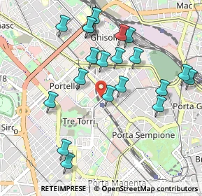 Mappa Via Domodossola, 20149 Milano MI, Italia (1.008)