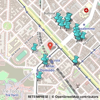 Mappa Via Domodossola, 20149 Milano MI, Italia (0.2895)