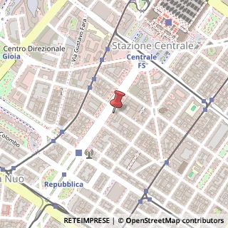 Mappa Via Vittor Pisani, 14, 20124 Milano, Milano (Lombardia)