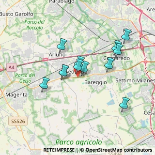 Mappa Via per Cascina Magna, 20018 Sedriano MI, Italia (3.17167)