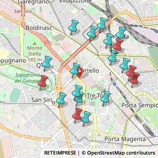 Mappa Viale Lodovico Scarampo, 20149 Milano MI, Italia (1.0825)