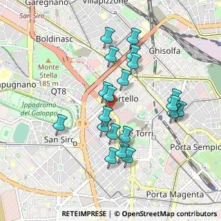 Mappa Viale Lodovico Scarampo, 20149 Milano MI, Italia (0.872)