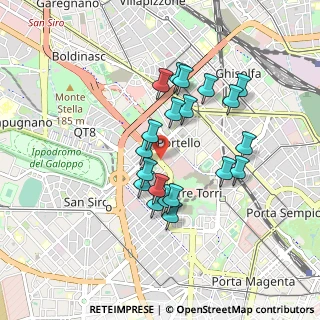 Mappa Viale Lodovico Scarampo, 20149 Milano MI, Italia (0.76)