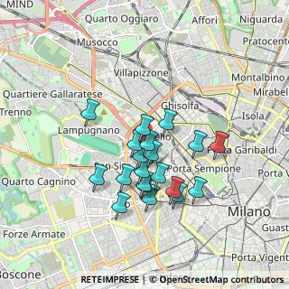 Mappa Viale Lodovico Scarampo, 20149 Milano MI, Italia (1.457)