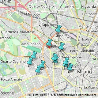 Mappa Viale Lodovico Scarampo, 20149 Milano MI, Italia (1.84077)