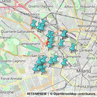 Mappa Viale Lodovico Scarampo, 20149 Milano MI, Italia (1.5555)