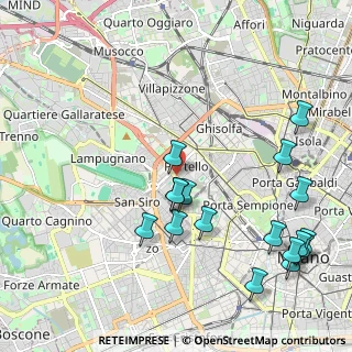 Mappa Viale Lodovico Scarampo, 20149 Milano MI, Italia (2.44882)