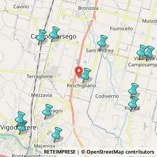 Mappa Via Ca' Brion, 35011 Campodarsego PD, Italia (3.05667)
