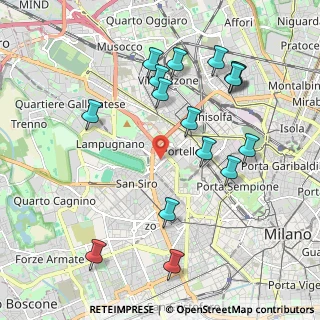 Mappa Via Sebastiano Veniero, 20148 Milano MI, Italia (2.1675)