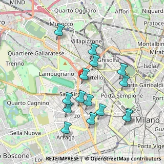 Mappa Via Sebastiano Veniero, 20148 Milano MI, Italia (1.9646666666667)
