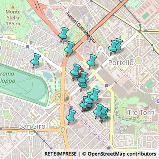 Mappa Via Sebastiano Veniero, 20148 Milano MI, Italia (0.4195)