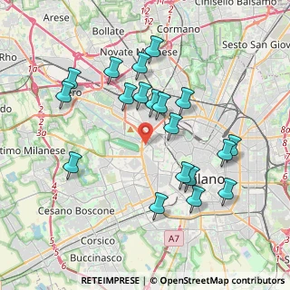 Mappa Via Sebastiano Veniero, 20148 Milano MI, Italia (3.80684)