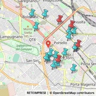 Mappa Via Sebastiano Veniero, 20148 Milano MI, Italia (1.028)