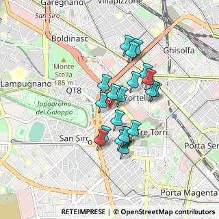 Mappa Via Sebastiano Veniero, 20148 Milano MI, Italia (0.6905)