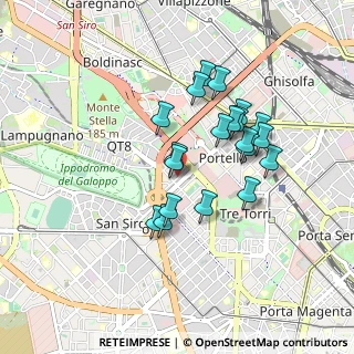 Mappa Via Sebastiano Veniero, 20148 Milano MI, Italia (0.752)