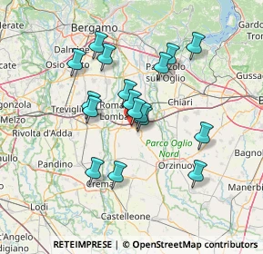 Mappa Centro Commerciale Antegnate Gran Shopping, 24051 Antegnate BG, Italia (11.89471)