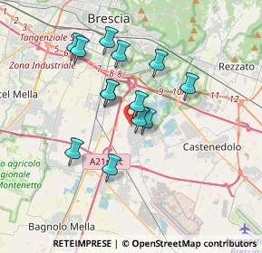Mappa Viale Caduti del Lavoro, 25010 Borgosatollo BS, Italia (2.96154)