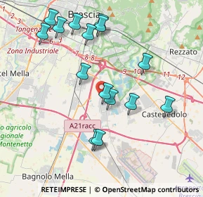 Mappa Viale Caduti del Lavoro, 25010 Borgosatollo BS, Italia (3.994)