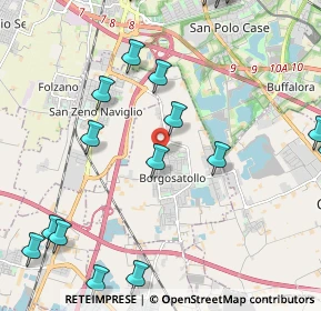 Mappa Viale Caduti del Lavoro, 25010 Borgosatollo BS, Italia (2.969)