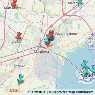 Mappa Strada dei Ronchi, 30172 Venezia VE, Italia (6.03733)