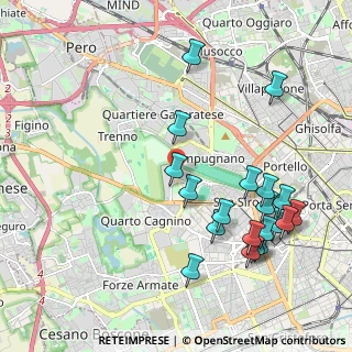 Mappa Via Patroclo, 20151 Milano MI, Italia (2.276)
