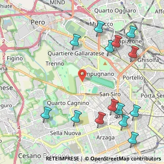 Mappa Via Patroclo, 20151 Milano MI, Italia (2.715)
