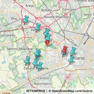 Mappa Via Patroclo, 20151 Milano MI, Italia (3.58929)