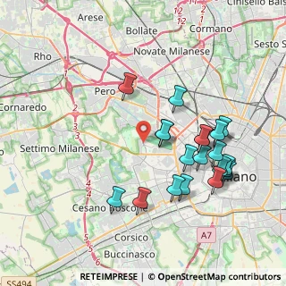 Mappa Via Patroclo, 20151 Milano MI, Italia (3.8745)