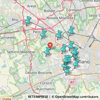 Mappa Via Patroclo, 20151 Milano MI, Italia (3.69286)