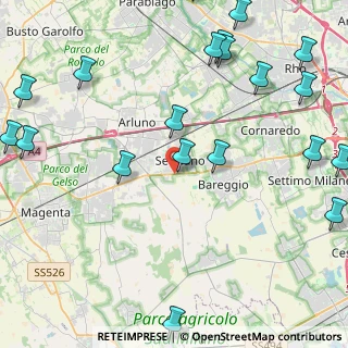 Mappa Via Martiri Della Liberta`, 20018 Sedriano MI, Italia (6.077)