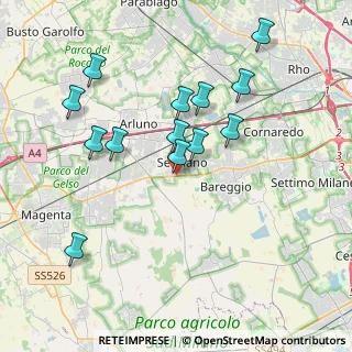 Mappa Via Martiri Della Liberta`, 20018 Sedriano MI, Italia (3.73154)