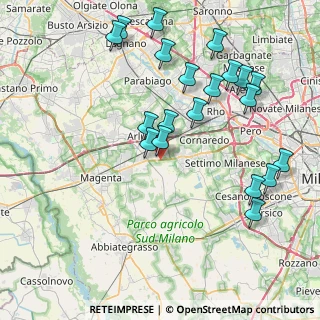Mappa Via Martiri Della Liberta`, 20018 Sedriano MI, Italia (8.8135)