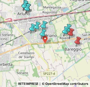 Mappa Via Martiri Della Liberta`, 20018 Sedriano MI, Italia (2.16083)