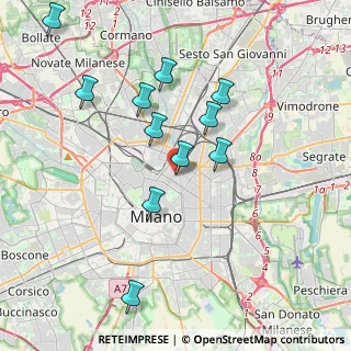 Mappa Via Alfredo Cappellini, 20124 Milano MI, Italia (4.3175)