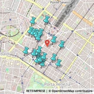 Mappa Via Alfredo Cappellini, 20124 Milano MI, Italia (0.397)