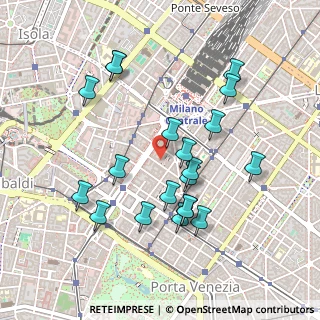 Mappa Via Alfredo Cappellini, 20124 Milano MI, Italia (0.468)