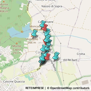 Mappa Via Tinasse, 10010 Cascinette d'Ivrea TO, Italia (0.30741)