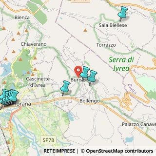 Mappa SP 76, 10010 Burolo TO, Italia (3.35667)