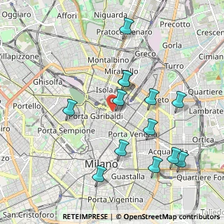 Mappa Via Mike Bongiorno, 20124 Milano MI, Italia (2.02692)