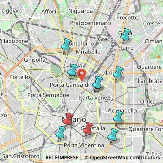 Mappa Via Mike Bongiorno, 20124 Milano MI, Italia (2.23)