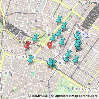 Mappa Via Mike Bongiorno, 20124 Milano MI, Italia (0.465)