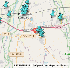 Mappa SS498, 24051 Antegnate BG, Italia (5.2575)