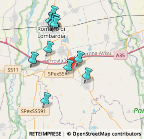 Mappa SS498, 24051 Antegnate BG, Italia (3.95214)